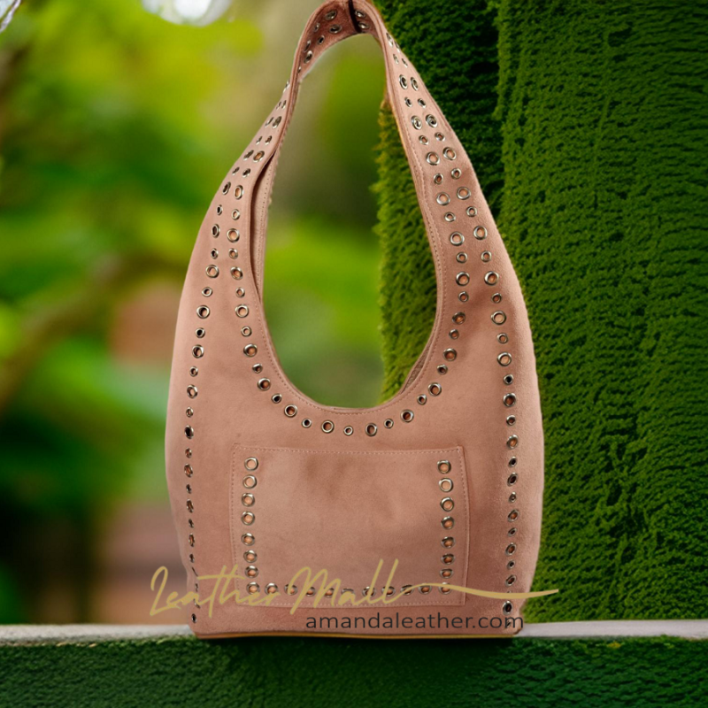 Alila Eyelet Suede Bag