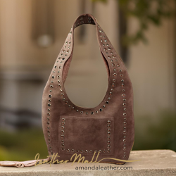 Alila Eyelet Suede Bag