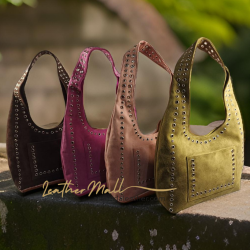 Alila Eyelet Suede Bag