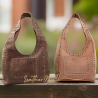 Alila Eyelet Suede Bag