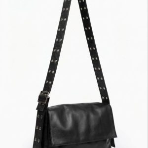 Lucky Bag in black cow leather by Amanda Leather Fashion